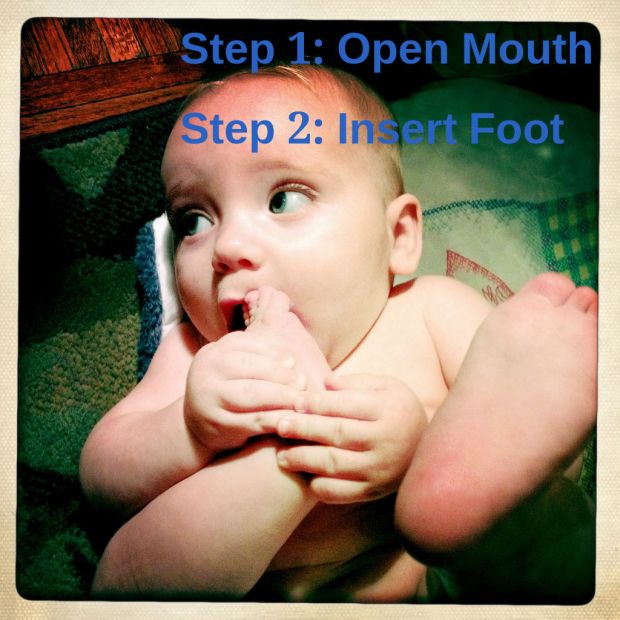 Image result for open mouth insert foot meme